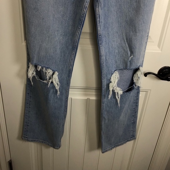 Abercrombie & Fitch Curve Love The 90’s Straight Ultra High Rise Jeans 29 Long. - Picture 4 of 10
